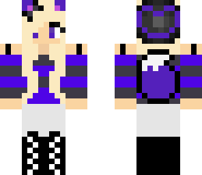 purple wolf girl