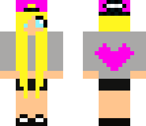 cute skater pink