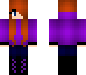red haired hoodie girl