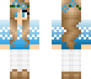 cute white and blue outfit