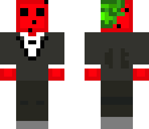 melon slime in a suit