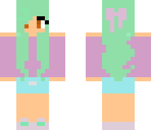 cute mint girl