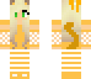 charlene the  orange cat girl