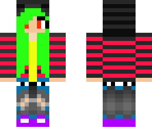 colorful girl
