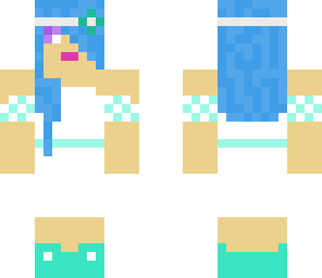 blue wedding girl