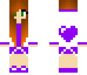 purple heart hoodie girl