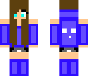 blue slime girl