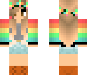 rainbow girl