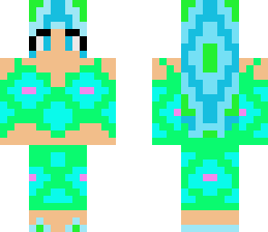 ocean girl with ocean dress
