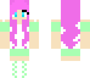 pink haired minty girl