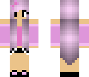 cute pink haired dj girl