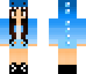 blue dino girl