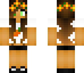 flower carrot girl