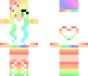 yellow strap rainbow girl