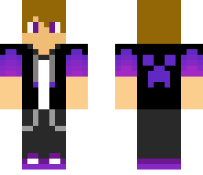 purple skin boy blonde