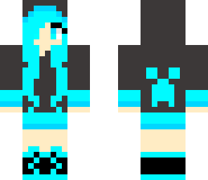 blue creeper girl