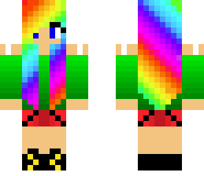 rainbow girl