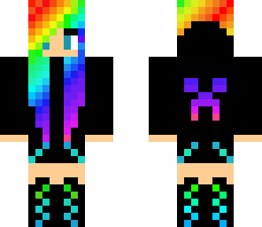 rainbow girl