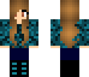 blue outfit