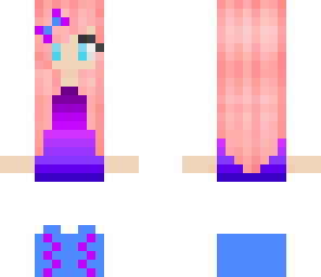 purple and blue