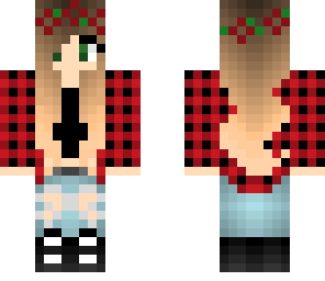 plaid girl