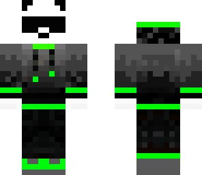 green shades panda