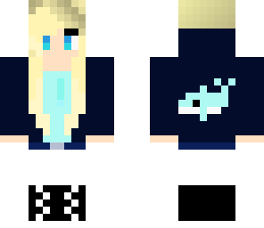 blonde dolphin girl aka me