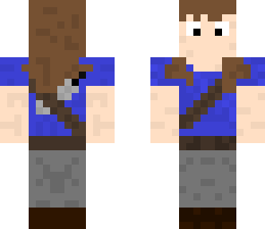 experienced minecraft player - girl