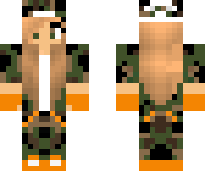 camo girl with headset