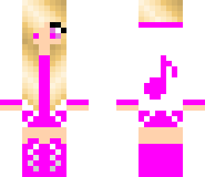 purple music girl