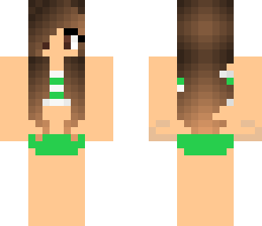 green bikini