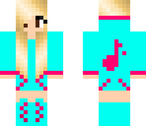 blue music girl