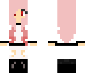 pink haired girl