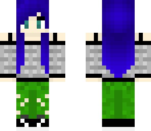 blue hair girl
