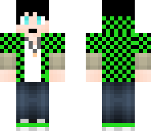 rickygough green plaid
