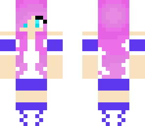 pink hair girl