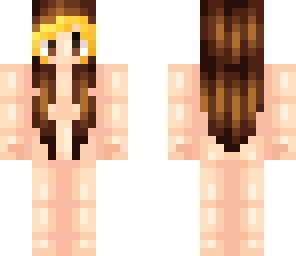 brown with blonde bangs