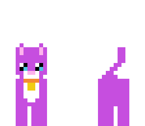 cute purple kitty