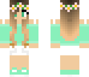 mint summer girl