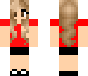 red t-shirt girl edit
