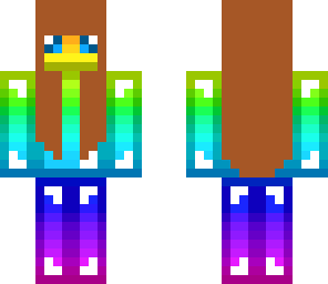 rainbow slime girl