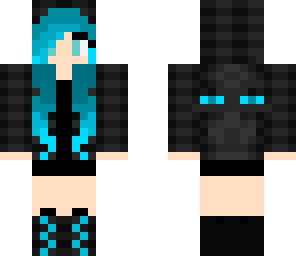 blue enderman girl