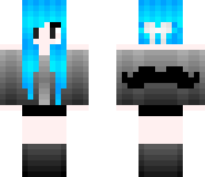 moustache girl