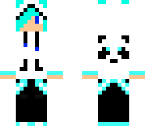 light blue panda boy