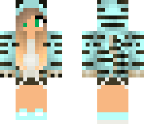 blue tiger girl