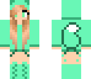 fox girl blue