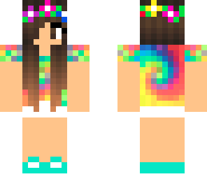 tie die girl