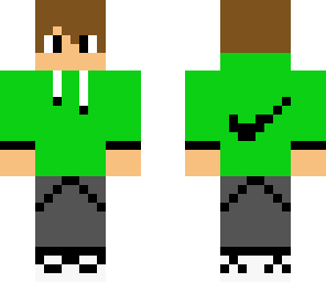 green nike boy