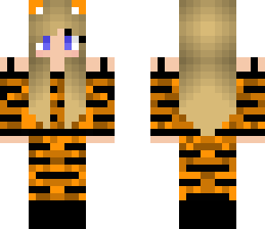 tiger girl with shoes