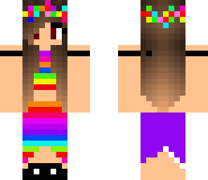 rainbow girl